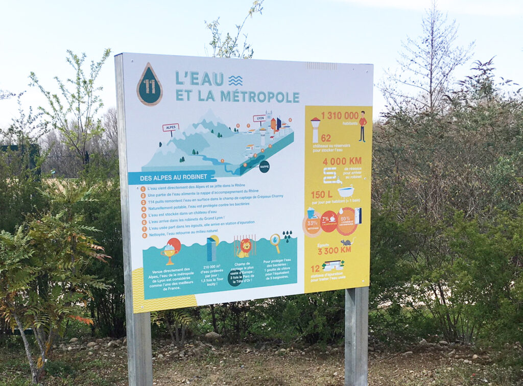 Scénographie et jeu en immersion pour comprendre le traitement des eaux usées.